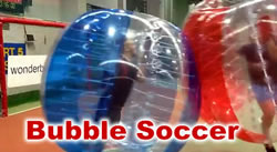 Bubble Soccer at Bendigo Major League
